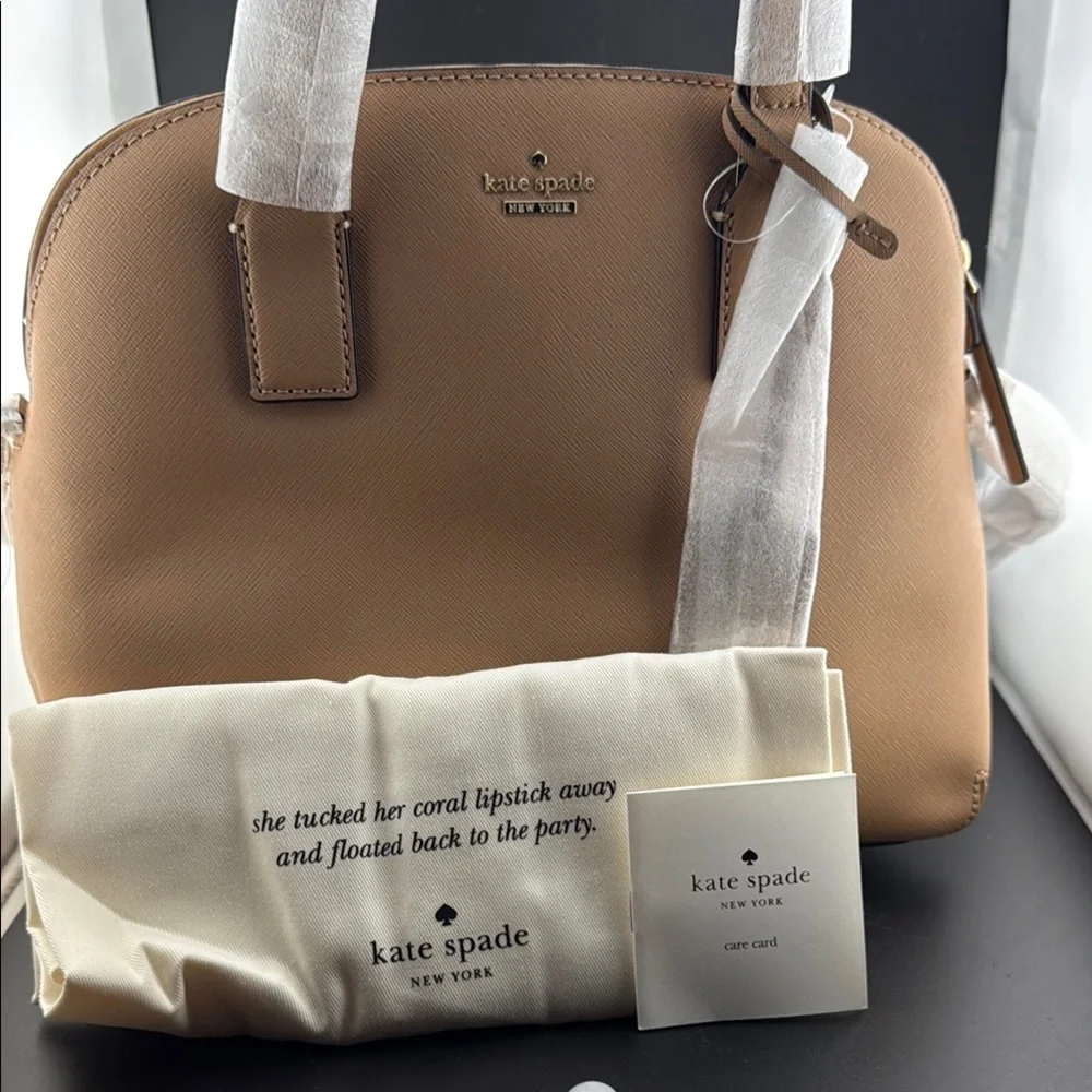 Kate Spade Cameron Street Lottie Medium Crossbody in Cashew Butter - Picture 5 of 5